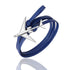 New Elegant Fashion Multi-Layer Modern Charm Leather Airplane Anchor Bracelet For Men And Women Luxury Navy Style Wrap Metal Sport Hooks