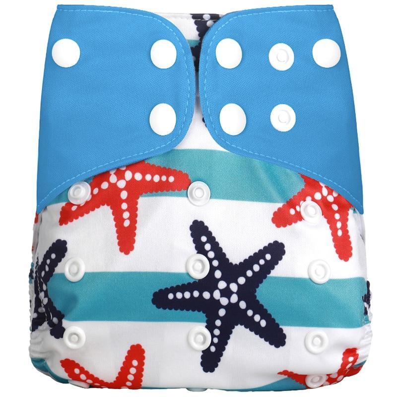 1Pcs Reusable Cloth Diaper Adjustable Baby Nappies Washable Nappy Durable Baby Diaper