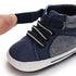 0-18M Newborn Baby Soft Sole Shoes Boys Kids Lace-Up Ankle Boots Sneakers Perfect Baby Gift