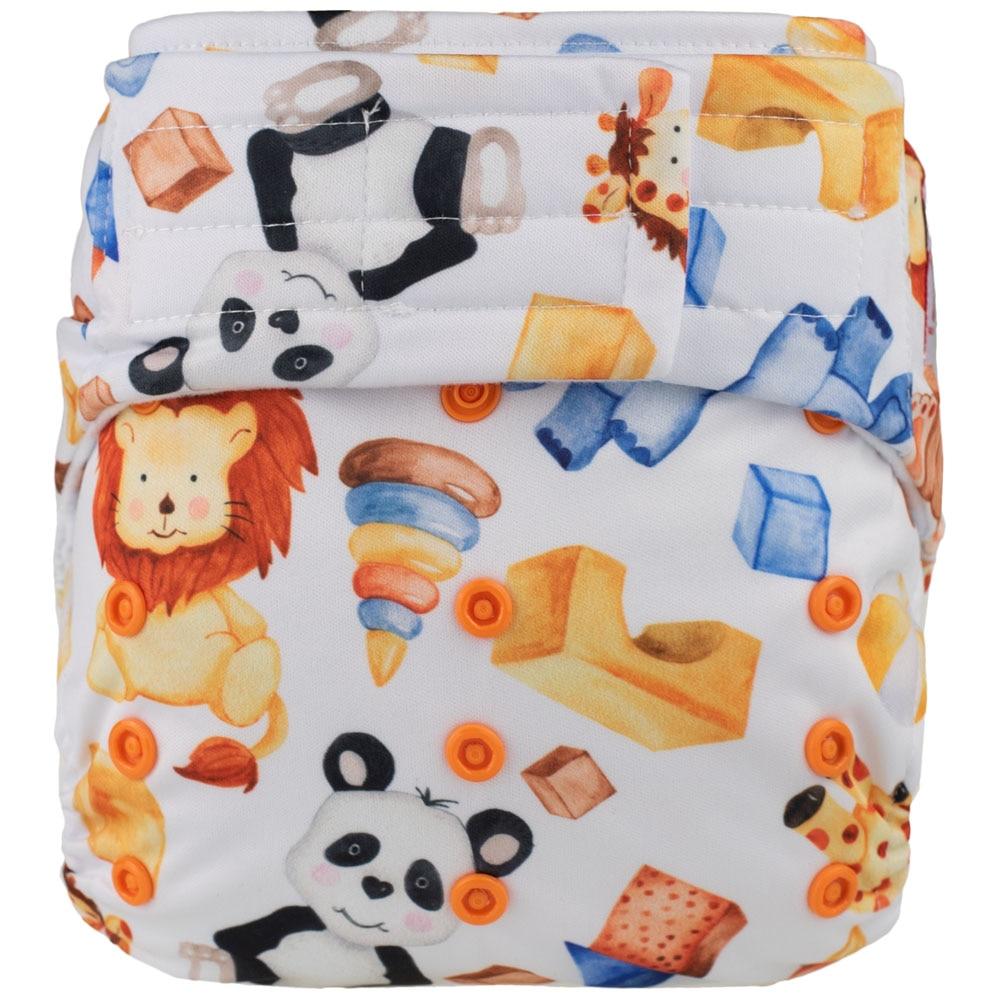 Hook & Loops Pocket Diaper - cloth Inner Waterproof Washable Reusable Baby Diaper For Kids