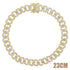 Luxury  Elegant Diamond 9MM iced Miami cuban link chain Anklet In Hip Hop Style for  Women fashion jewelry Leg brecelet