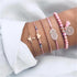 Fashion Bohemia Leaf Round Knot Cuff Bangle Gold Chain Charm Bracelet  for Women Simple Geometric Bracelets Luxury Jewelry