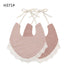 Infant Baby Bib Kid Toddler Dinner Feeding Tassel Double-side Cotton Linen Burp Cloths Saliva Towel For Baby