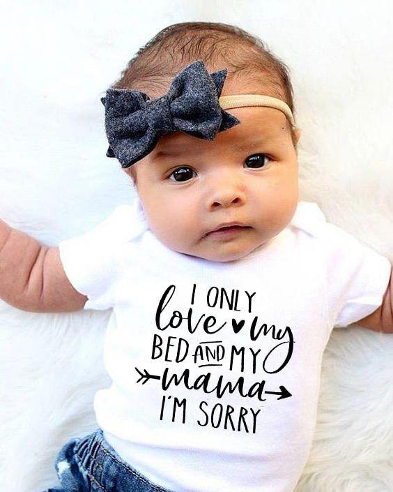 Printed Funny Newborn Baby Romper Infant Cotton with Short Sleeve for Baby Girl/Boy New Born Clothes For Kids