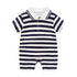 Style Summer Baby Boy girl Rompers 100% Cotton Gentleman Romper Toddler Kids Jumpsuits For Boys