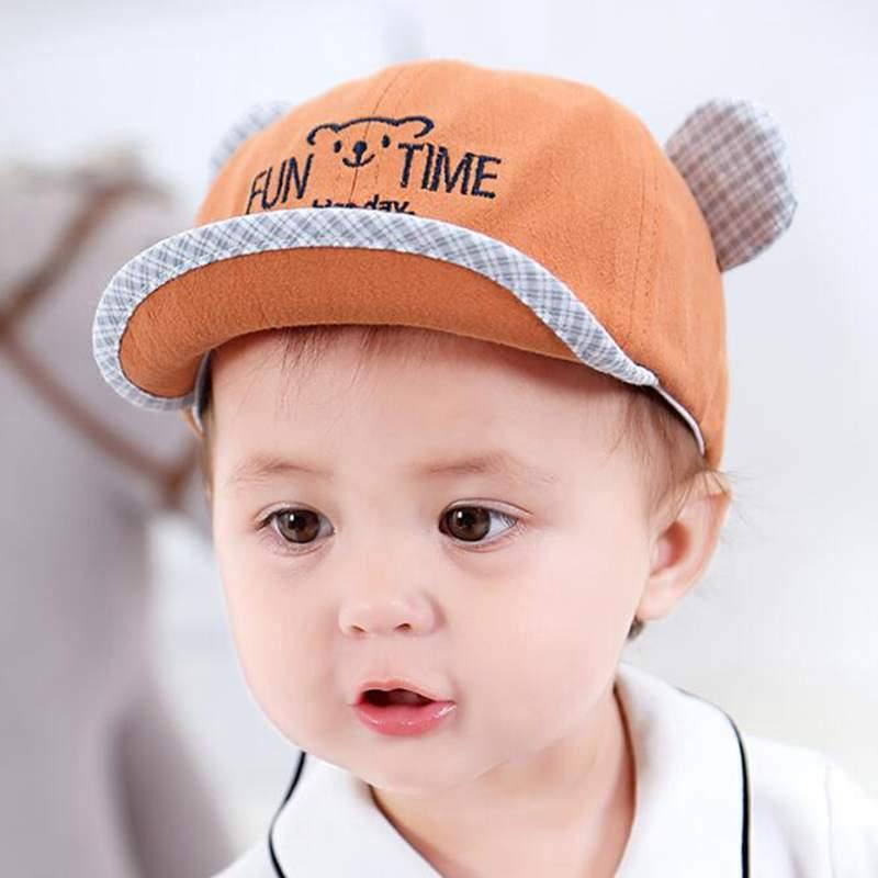 Modern Baby Boy Cap Embroidery Number Baby Baseball Cotton Sun Hat For Boys Sport Cap