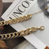 Modern Luxury Elegant Women Chain Necklace In European and American Retro Jewelry Shiny Style In Gold Nad Silver Color