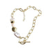 Chain Toggle Clasp Gold Necklaces Choker Jewelry Perfect Gift For Women Cool Vintage Style