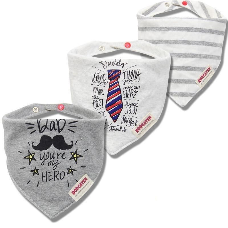 Cartoon Cotton Newborn Baby Boys and Girls Bibs Baby Towel Scarf Children Cravat Infant Kids Scarf