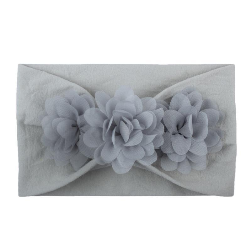 Handamde New Colorful Chiffon Flower Headband for Newborn Baby Toddler Ribbon Elastic Baby Headdress Kids Hair Band Girl Bow Knot Styling