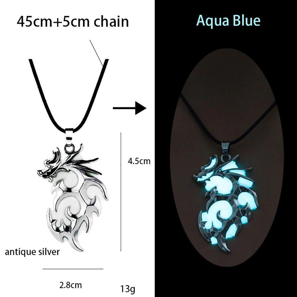 Epic Luminous Glowing Arrow Pendant Necklace Elegant Knight Spear Necklace Amazing Glow In The Dark Pike Necklace Luxury For Women Men Halloween Gift