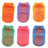 6 Pairs Cotton Children's Anti-slip Low Cut Floor Socks With Rubber Grips For Boys And Girls