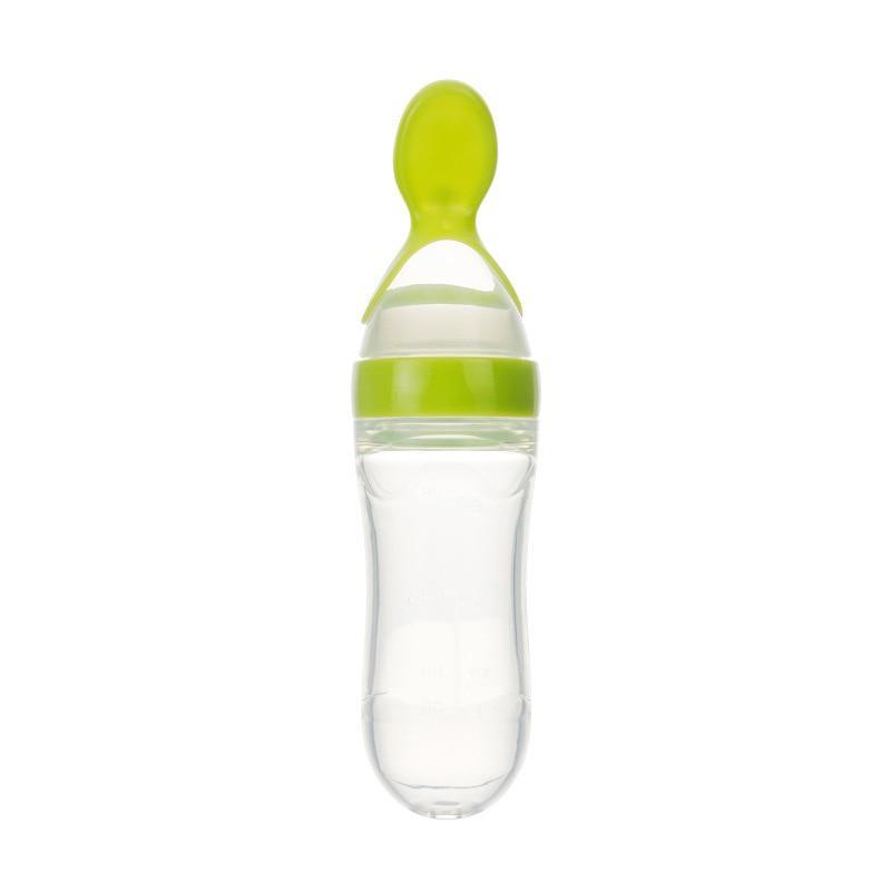 New Modern Baby Bottle  Spoon Feeder Dropper Silicone Spoons for Feeding Medicine Kids Toddler Cutlery Utensils Children Accessories Newborn Bottle Spoon Ideal For Travel