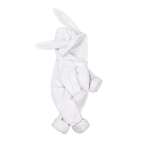 Winter Baby Rompers Newborn Boys Girls Clothes Rabbit Ear Hooded Jumpsuit infant In Luxury Rabbit Design