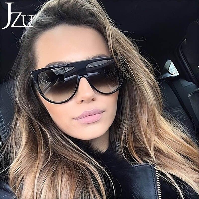 Luxury Popular and Famous Elegant Oversized Big Frame Oval Sqaure Woman Vintage Retro Woman  Sunglasses  With UV400 Protection