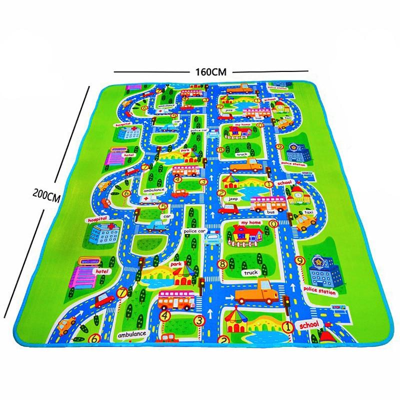 Baby Play Mat Crawling Mat Kids Rug Developing Mat Kids Carpet Play mat Road Game Puzzle Carpet For Kids