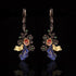 Long Drop Bird Pendant Tassel Crystal Earrings For Woman And Ladies In Jewelry Design.