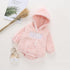 Luxury Modern Newborn Baby Boy/Girl Clothes Long Sleeve Hoddies Bear Zipper Baby Romper Clothes Autumn Winter Season For Kids and Baby