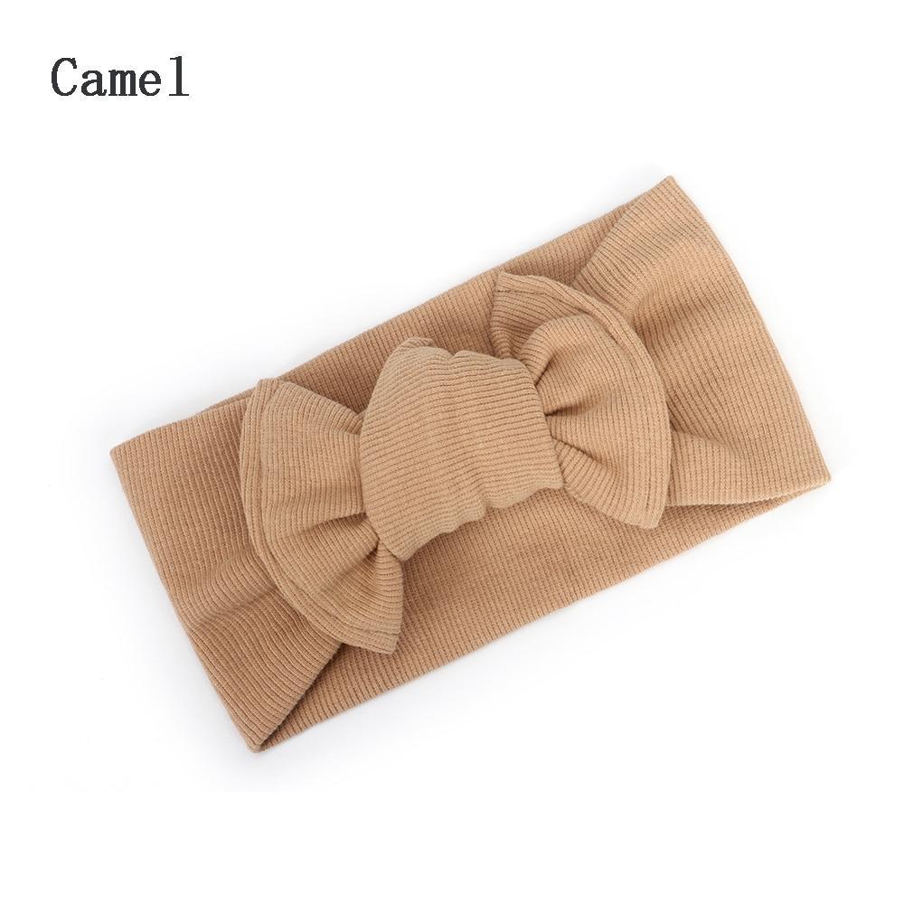 Baby Bow Hairband Elastic Headband Cute 3D Flower Stretch Turban Flower Head Wrap Princess Hair Accessories Bow For Baby