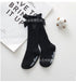 Non-slip Cotton Princess Knee High Long Skin-friendly Socks With Bow Mesh Newborn For Baby Girls