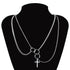 Modern Streetwear Flame Unisex Choker Elegant Necklace Punk Style Gold Black Pendant Necklace Luxury Rock Chain Jewelry Accessories