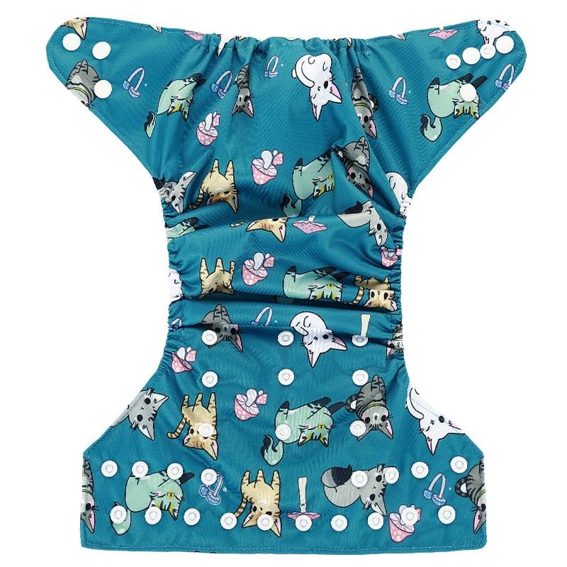 1Pcs Reusable Cloth Diaper Adjustable Baby Nappies Washable Nappy Durable Baby Diaper