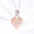 NEW Infinity Heart Anchor Necklaces Women Crystal Nautical Jewelry Rose Gold Anchor Cross Necklace Chain Design For Women