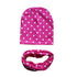 Modern Baby Boys & Girls Hat Scarf Set Beanie Boys Caps with Scarf for Kids In elegant Modern Design