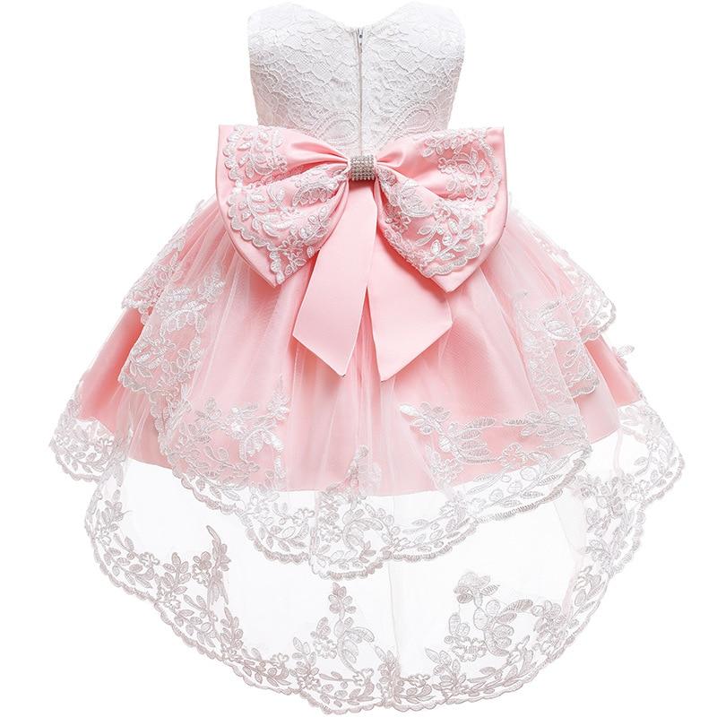 1st Birthday Dress For Baby Girl Clothes Princess Ceremony  Pink Blue Red Dresses Excellent Look Unique Design