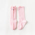 White Baby Sock Non Slip Cotton Long Socks Newborn Knee High Socks For Baby Girls Super Elastic Cute Design