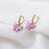 Luxury Ellegant Small Women Cute Butterfly Earrings for Women In Street Style Drop Earrings in Several Colors