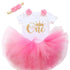 Modern Luxury Unicorn Party Dresses For 1 Year Baby Girl Birthday Outfits FOr 1st Birthday Party In Modern New Design