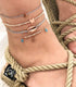 Luxury Bohemian Star Shell Ankle Bracelet Foot Jewelry Brecelet Simple Shell Anklets for Women Summer Style