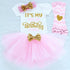 Princess Girls Tutu Dress Toddler Kids Clothes Baby Baptism 1st First Birthday Outfits Dress For Birthday Party