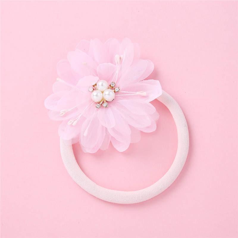 ILuxury Handmade Infant Child Hair Band Three-dimensional Alloy Rhinestone Crown Headdress  Elastic Headband Turban For Baby Girls