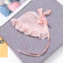 Cute Princess Baby Hat With Bow Solid Color Lace Hollow for Baby Girl Cap Toddler Kids Beach Bucket Hats In Retro Design