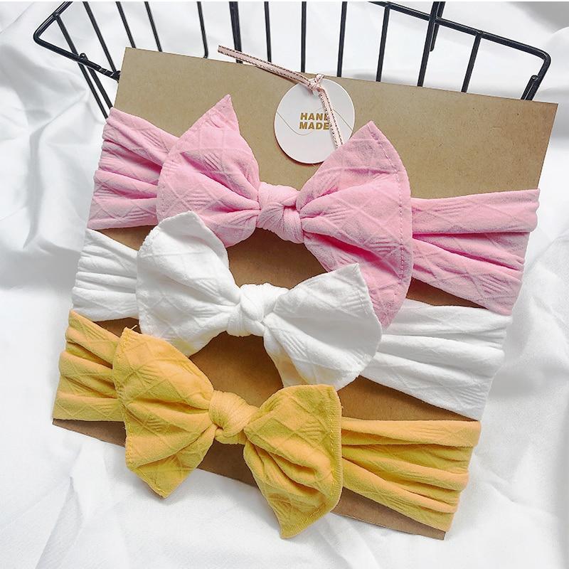 Baby Headbands For Newborn Hair Band Cute Baby Bow Flower Elastic Bow Headwear Kids Gifts Girl Hair Accessories