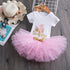 Modern New Tutu Dress Toddler Girls 1st Birthday Party Outfits Princess Costumes for 12 months Girls