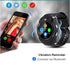 Famous Sport Men Smart Watch WIth SIM card For Android and IOS sistems With Camera Rounded Answer Call Dial Call Smartwatch and  Heart Rate Fitness Tracker