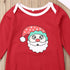 Newborn Girl Boy Autumn Santa Claus Long Sleeve Dot Bandage  Romper Jumpsuit Hat For Christmas Made For Girls and Boys