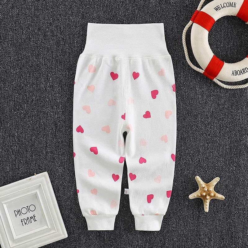 Newborn Baby Pants Girl Boy High waist Leggings Cotton Clothes Toddler Trousers Clothing Infant Kids