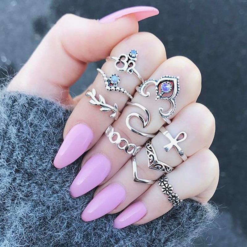 Elegant Women Fashion  Mary Geometric Amazing Flowers Leaf Premium Gold Finger Rings Boho Charm Luxury Jewelry Accessories Mother's Day Gifts