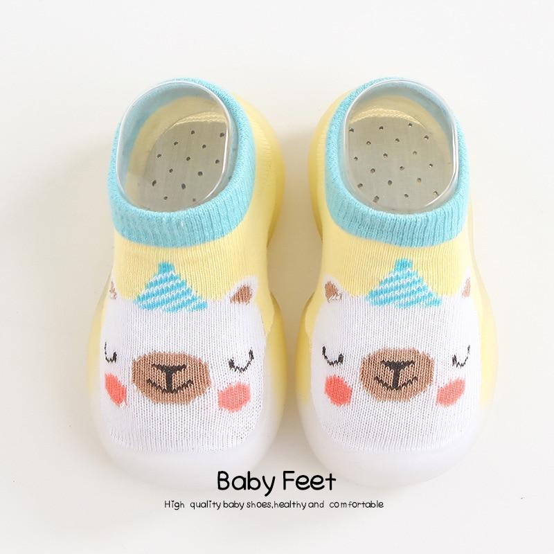 Baby Shoes First Shoes Toddler First Walkers Boy Soft Sole Rubber Outdoor Baby Shoes Cute Animal Baby Anti-slip Booties