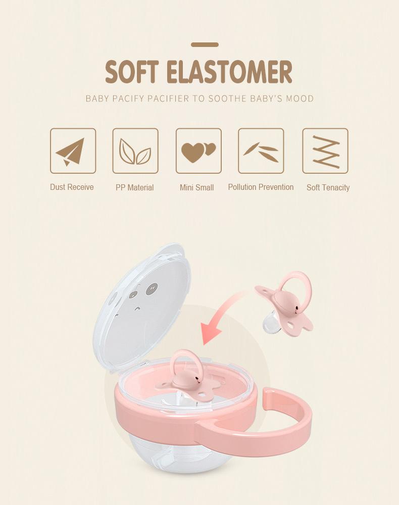 Portable Baby Pacifier Nipple Cradle Case Holder Kids Travel Storage Box Container Holder Pacifier Case for Baby