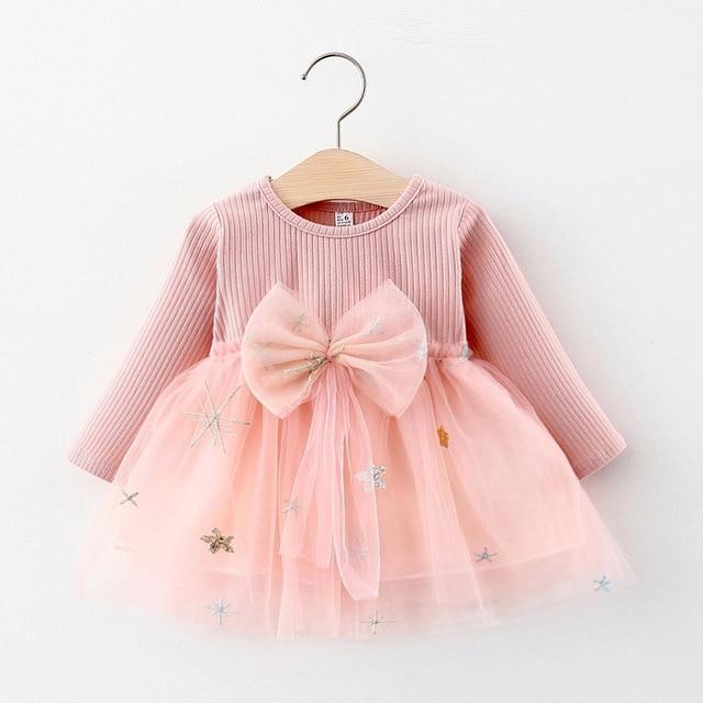 Luxury Modern Newborn Baby Girl Cartoon Dress With Bag Infant Clothing Toddler Dress In elegant New Design Made for Kids