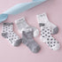 5 Pairs Cute Summer Breathable Mesh Cotton Infant Baby Socks For Newborn Boys And Girls