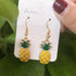 Unique Resin Stereo Lemon Orange Earrings With Long Pendant Fashion Summer Fruit Jewelry Designs For Girls And Teenagers