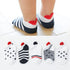 5 Pairs Cotton Mesh Cute Lovely Short Baby White Comfortable Sock With Red Heart For Girls And Boys