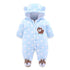 Newborn Winter Hoodie Baby Rompers Outwear Infant Baby Jumpsuit 3M -12M For Girls and Boys Winter Romper