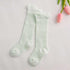 Non-slip Cotton Princess Knee High Long Skin-friendly Socks With Bow Mesh Newborn For Baby Girls